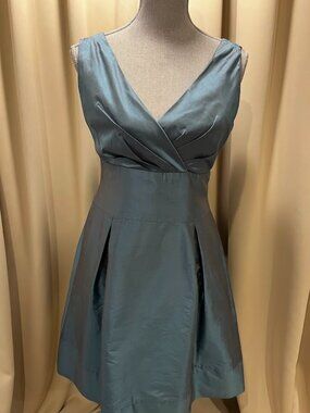 Dessy Collection Vivian Diamond Tafetta Formal Dress Size 14